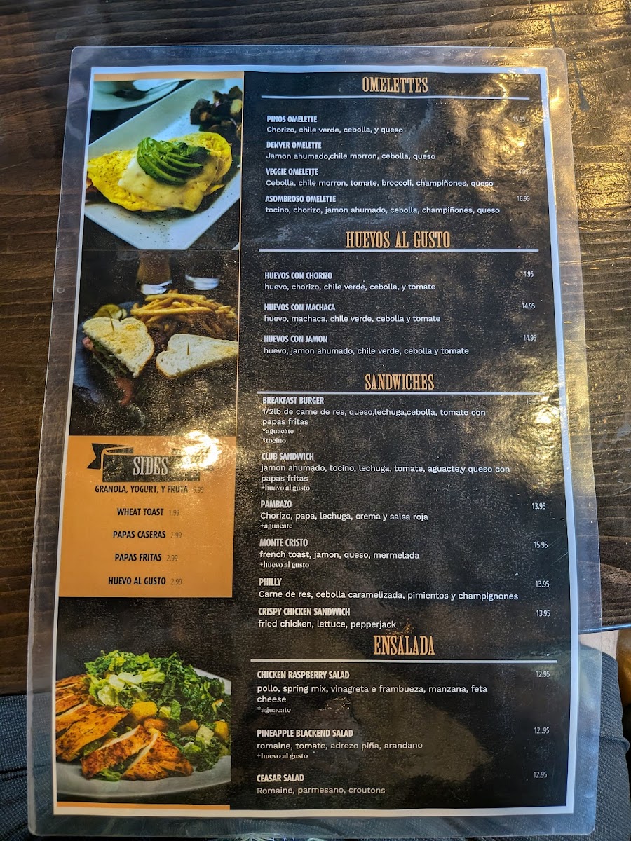 Menu Los Pinos Surf And Turf-1