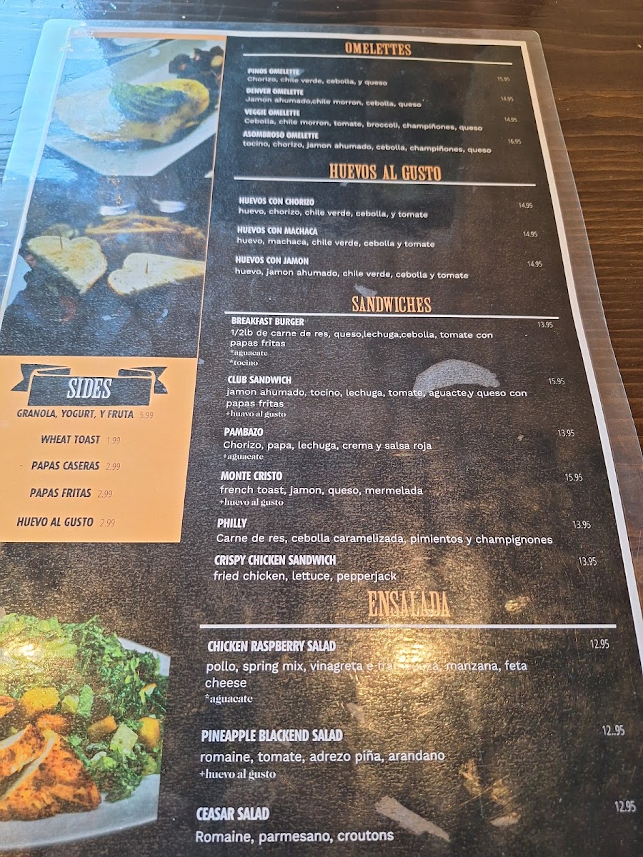 Menu Los Pinos Surf And Turf-2