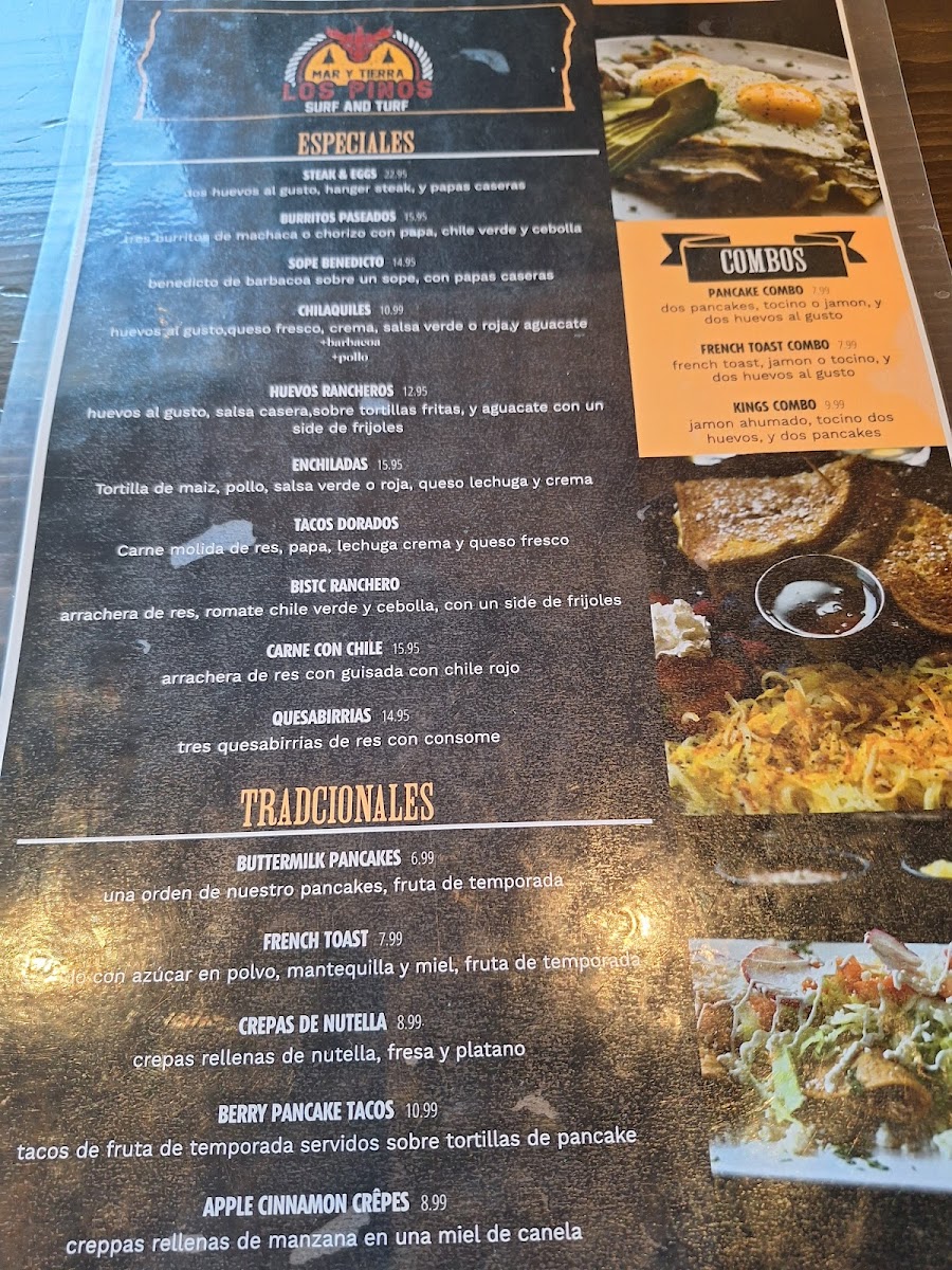 Menu Los Pinos Surf And Turf-3