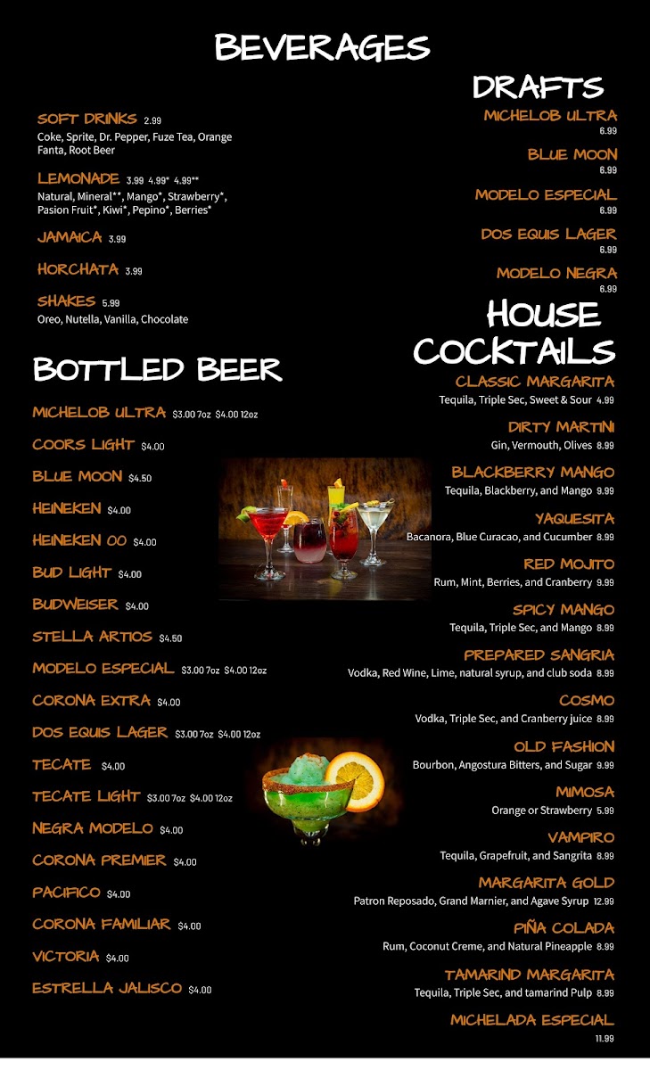 Menu Los Pinos Surf And Turf-5