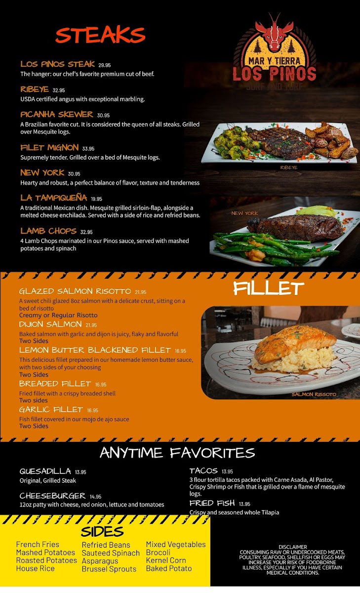 Menu Los Pinos Surf And Turf-6